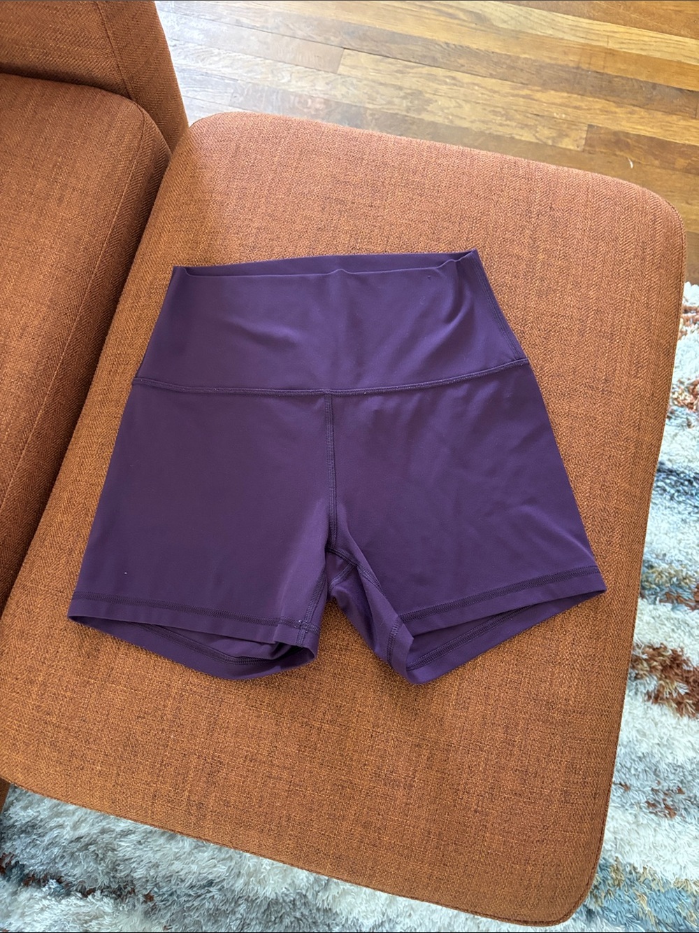 CRZ YOGA Women’s High-Waist Purple/plum Active Shorts
